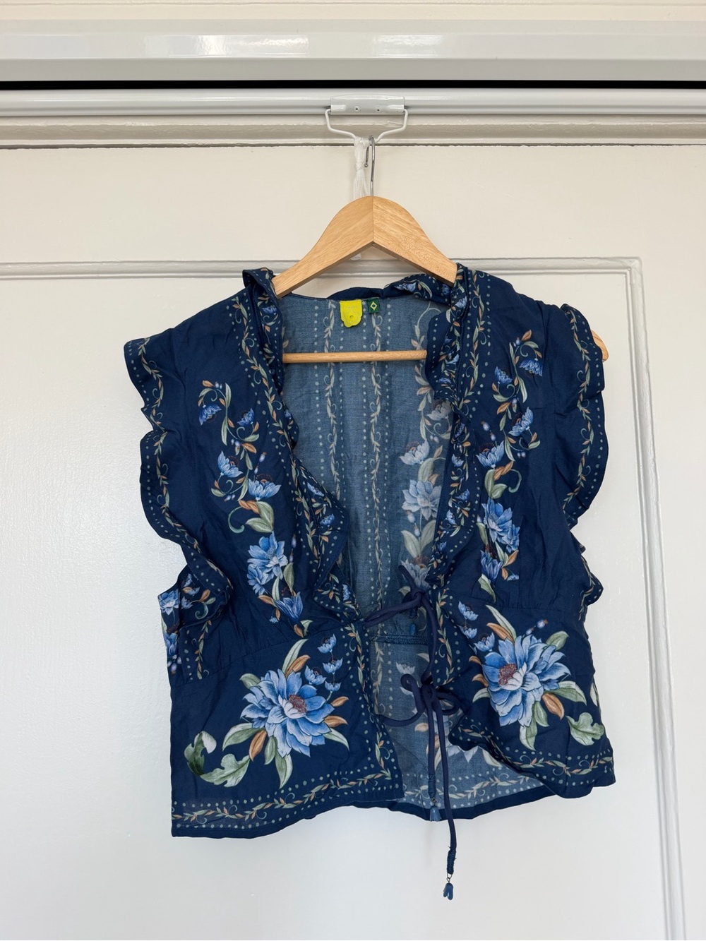 Farm Rio Floral Sleeveless Blouse